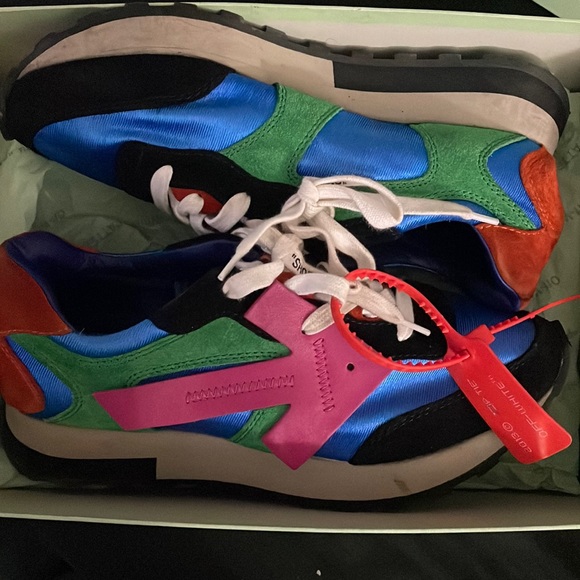 HG Runner Multicolor Fuch Off White Sneakers Size 39 - Picture 1 of 4